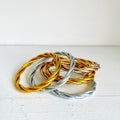 "PULSERA TWIST" pan de oro - Pippa Gold
