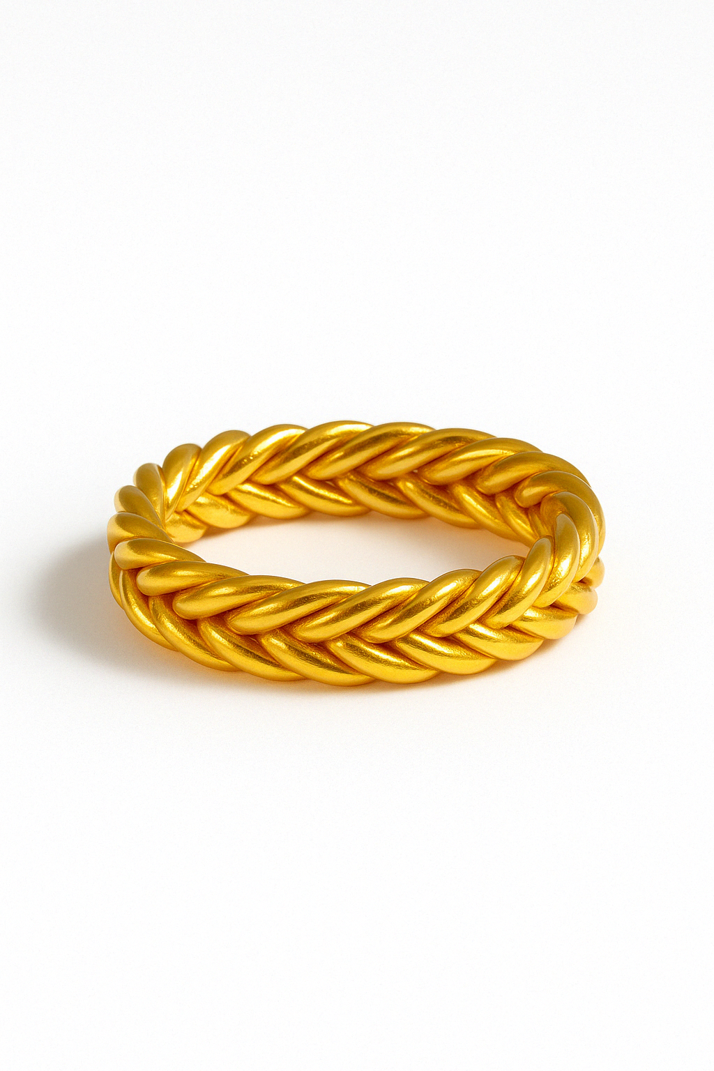 "PULSERA TRENZADA" pan de oro