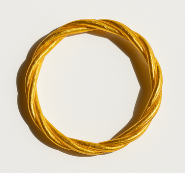 "PULSERA TWIST" pan de oro