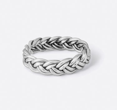 "PULSERA DOBLE TRENZA" Silver