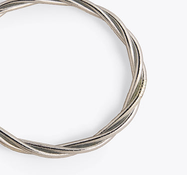 "PULSERA TWIST" Dark silver