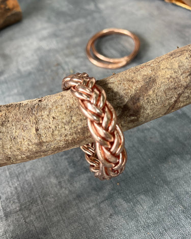 "PULSERA DOBLE TRENZA" pan de oro - Pippa Gold