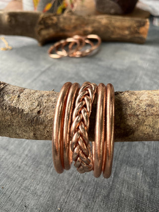 "PULSERA TRENZADA" pan de oro - Pippa Gold