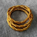 "PULSERA TWIST" pan de oro - Pippa Gold