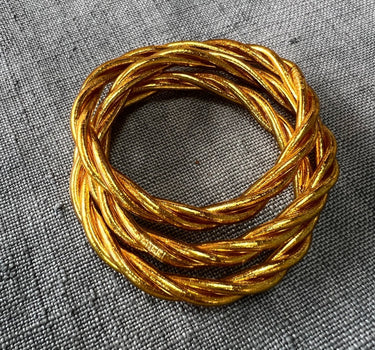 "PULSERA TWIST" pan de oro - Pippa Gold