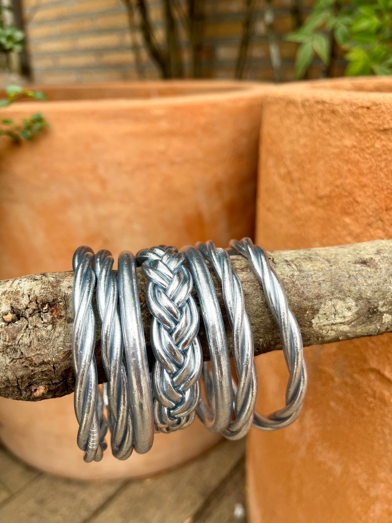 "PULSERA TWIST" pan de oro - Pippa Gold