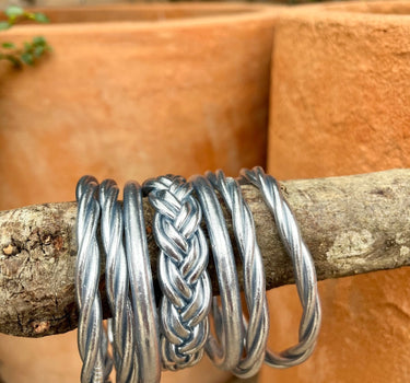 "PULSERA TWIST" pan de oro - Pippa Gold