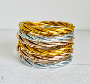 "PULSERA TWIST" pan de oro - Pippa Gold