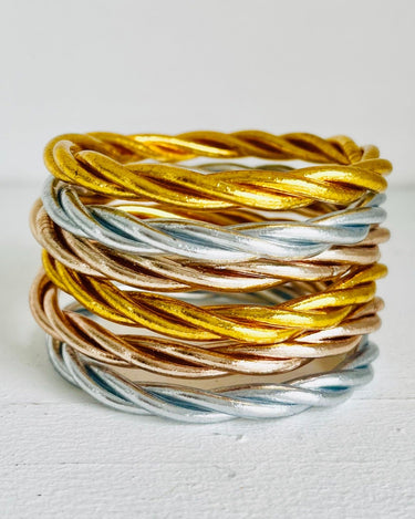 "PULSERA TWIST" pan de oro - Pippa Gold