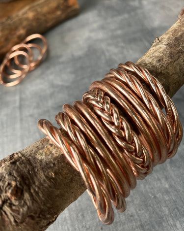 "PULSERA TWIST" pan de oro - Pippa Gold
