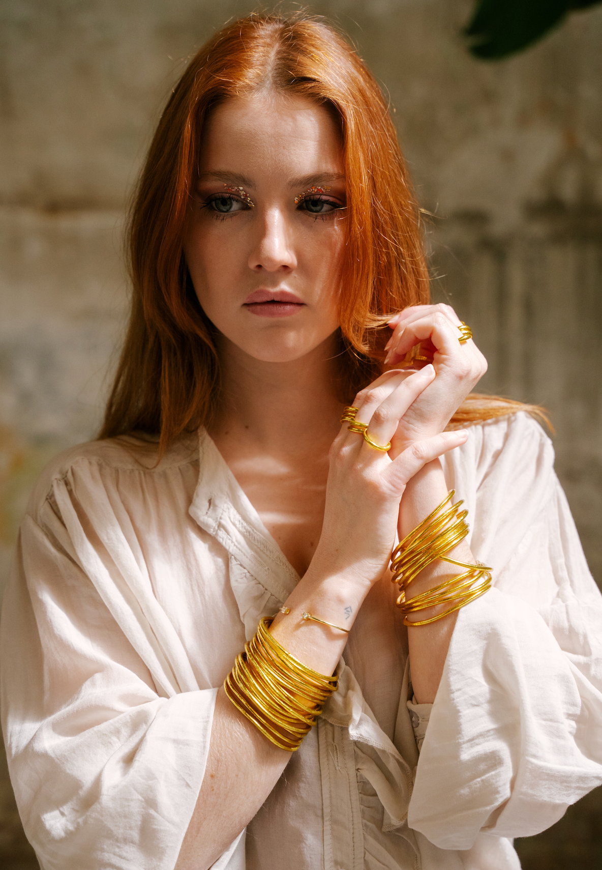 "PULSERA FINA" PAN DE ORO