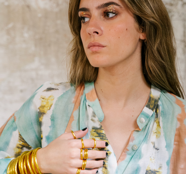 GOLD LEAF RING