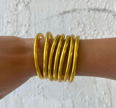PACK 5 "PULSERAS BASIC" PAN DE ORO