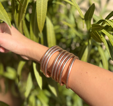 PACK 5 "PULSERAS BASIC" ROSE GOLD