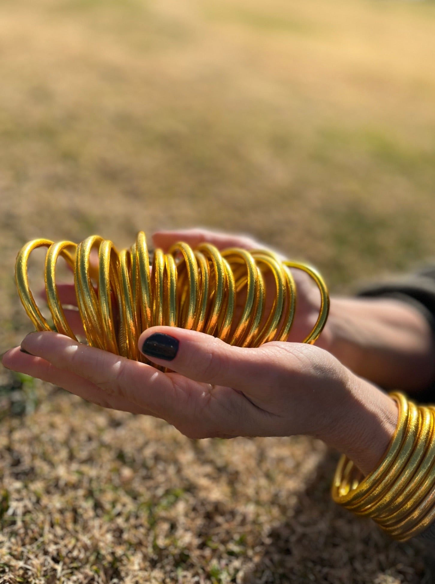 PACK 10 "PULSERAS BASIC" GOLD